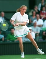 HWTTED LEA GHIRARDI WIMBLEDON 10 July 1995